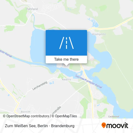 Карта Zum Weißen See