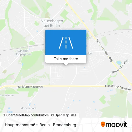 Карта Hauptmannstraße