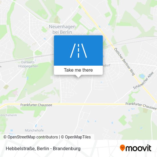 Hebbelstraße map
