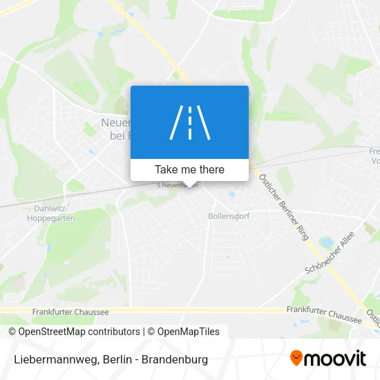 Карта Liebermannweg