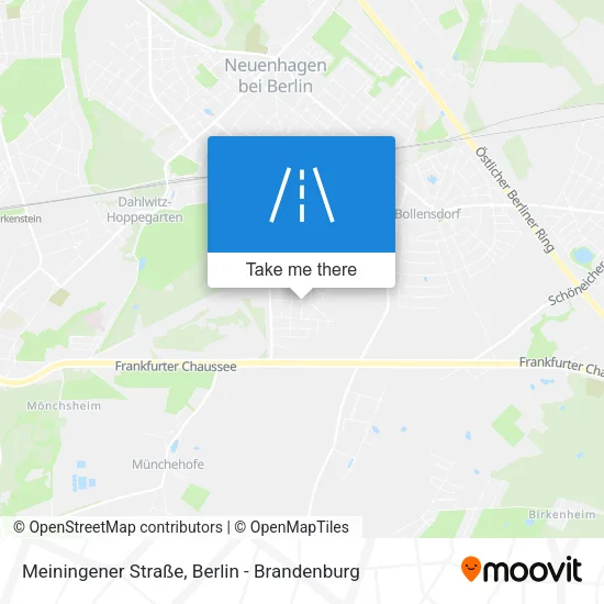 Карта Meiningener Straße