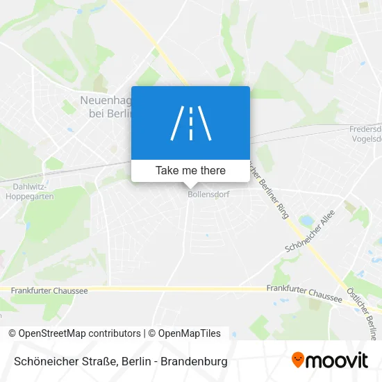 Карта Schöneicher Straße