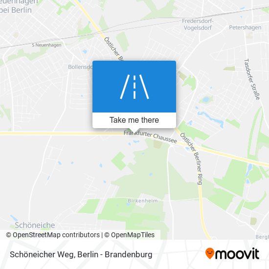 Schöneicher Weg map