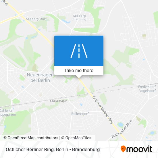 Östlicher Berliner Ring map