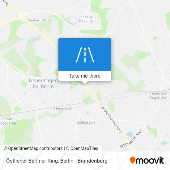 Карта Östlicher Berliner Ring