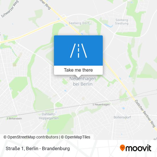 Straße 1 map