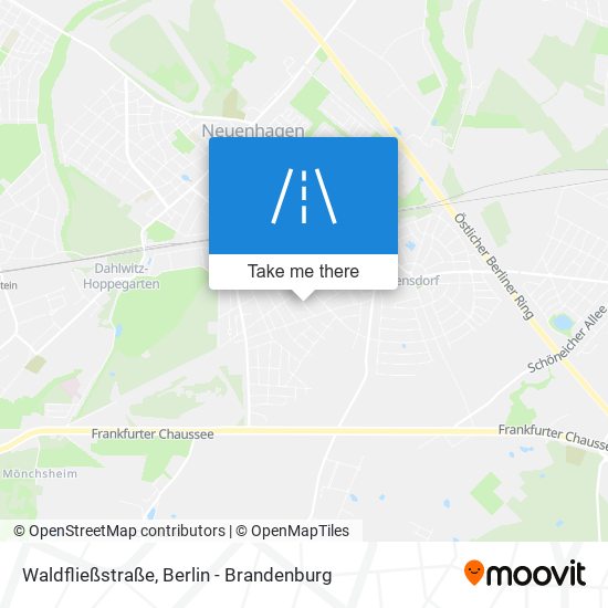 Waldfließstraße map