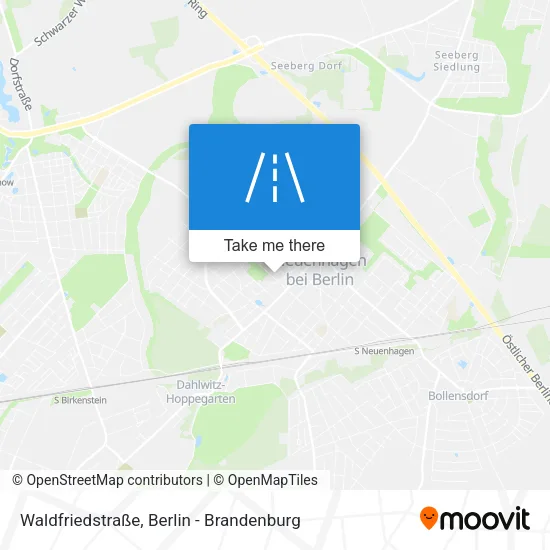 Карта Waldfriedstraße