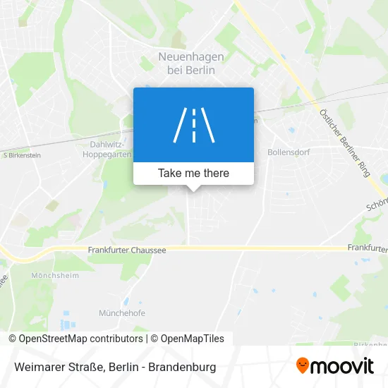 Карта Weimarer Straße