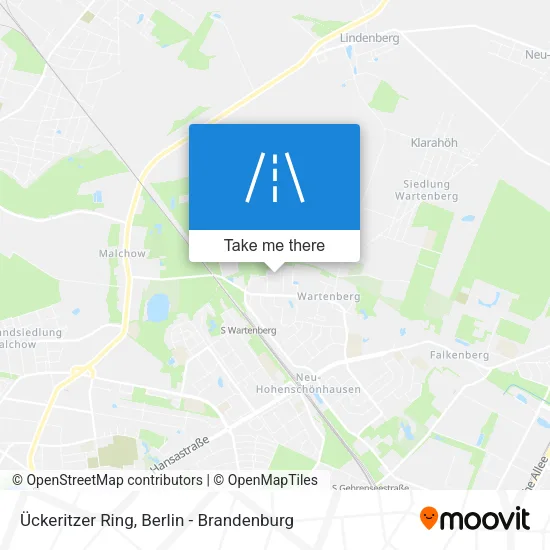Карта Ückeritzer Ring