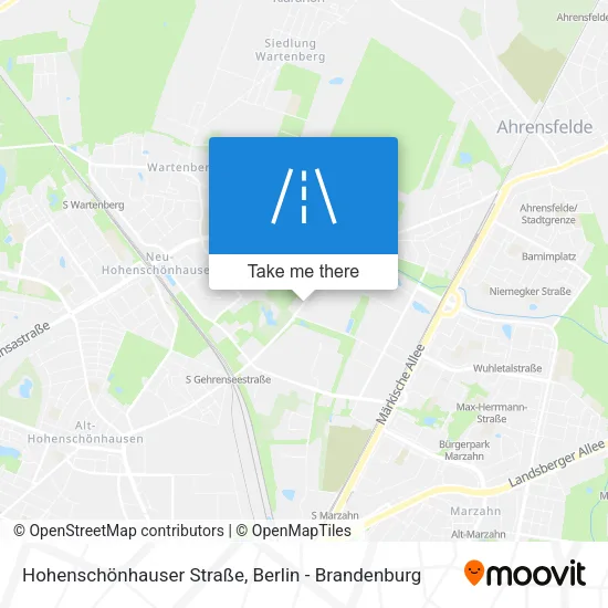 Карта Hohenschönhauser Straße