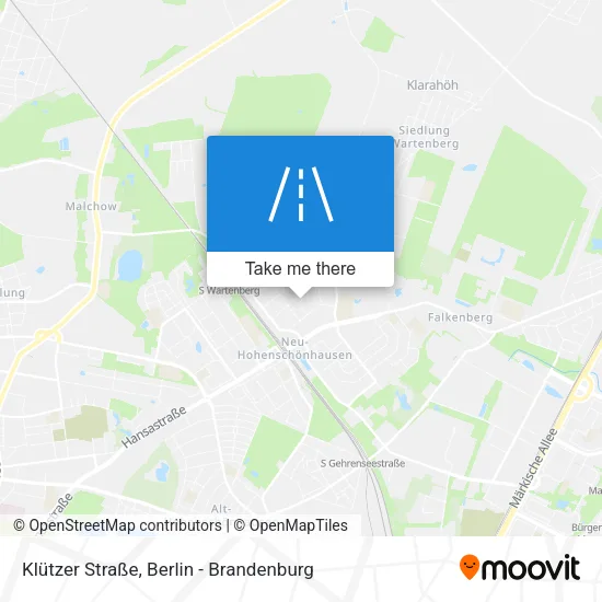 Карта Klützer Straße