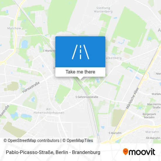 Pablo-Picasso-Straße map