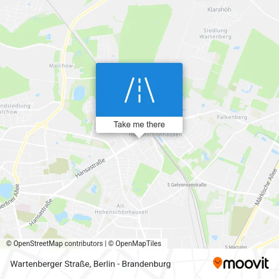 Wartenberger Straße map