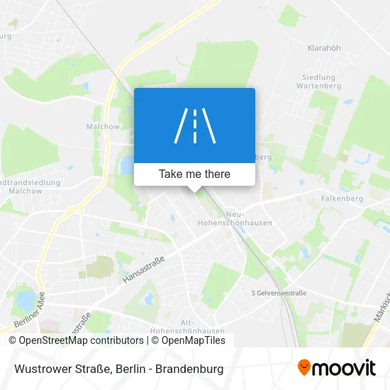 Wustrower Straße map