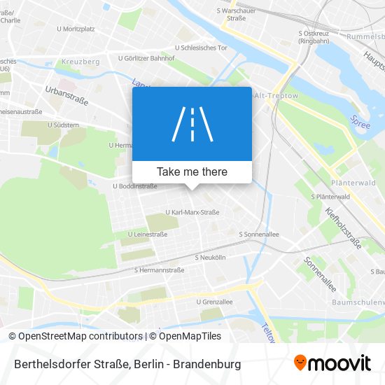 Карта Berthelsdorfer Straße