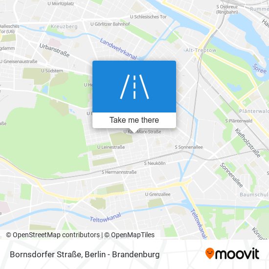 Bornsdorfer Straße map