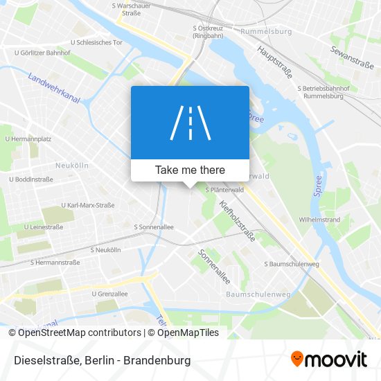 Dieselstraße map