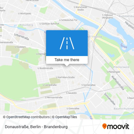 Donaustraße map