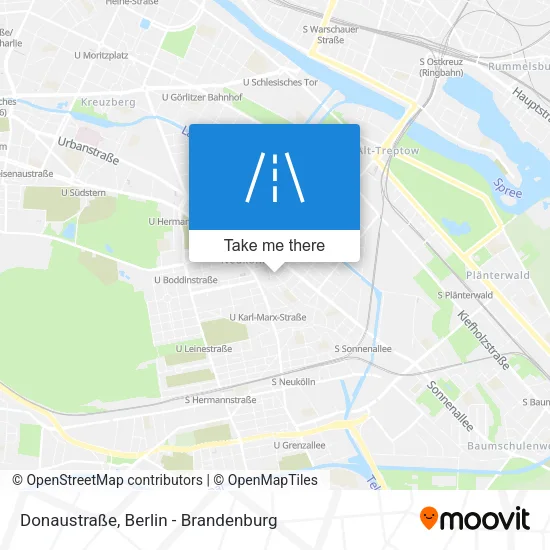 Карта Donaustraße