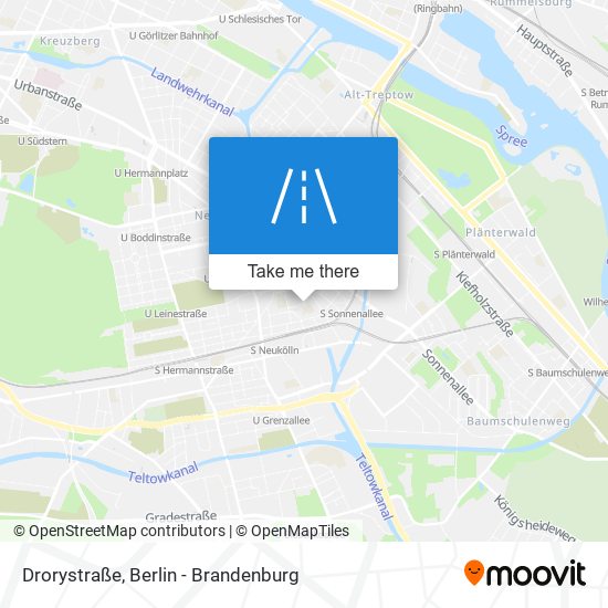 Карта Drorystraße
