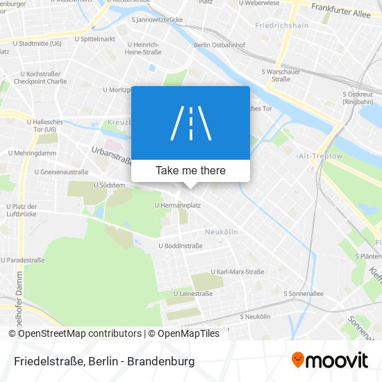 Friedelstraße map