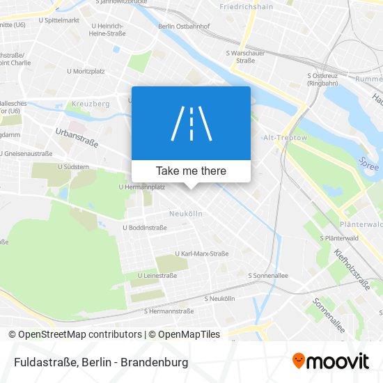 Fuldastraße map