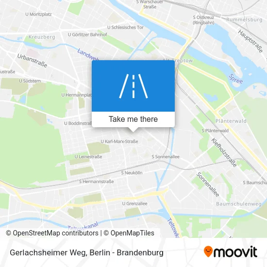 Карта Gerlachsheimer Weg