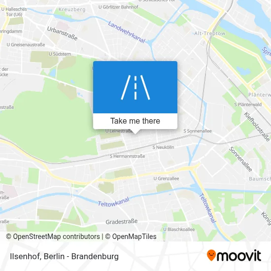 Ilsenhof map