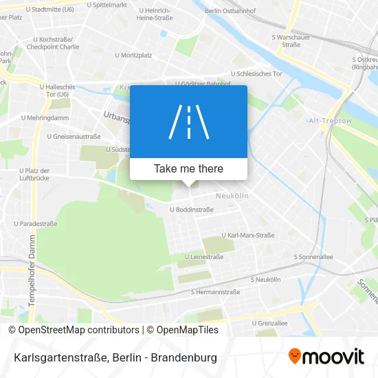 Карта Karlsgartenstraße