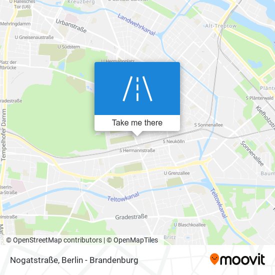 Карта Nogatstraße