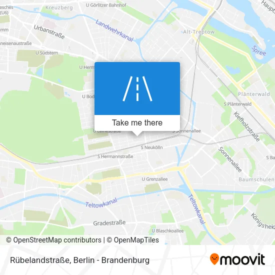 Карта Rübelandstraße