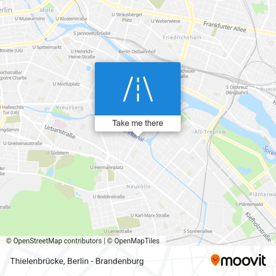 Thielenbrücke map