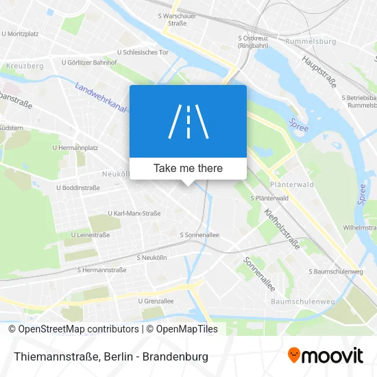 Карта Thiemannstraße
