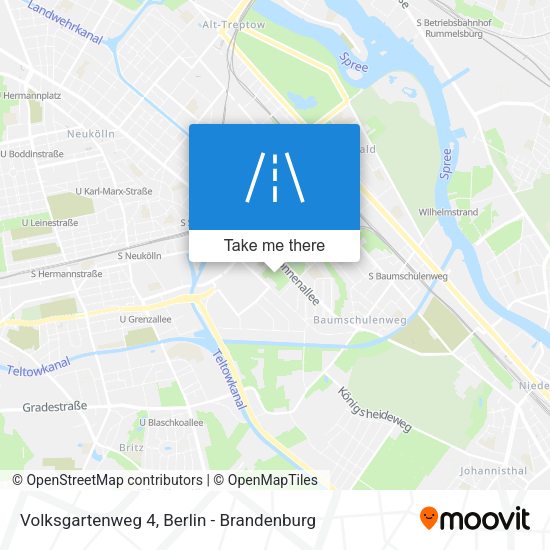 Volksgartenweg 4 map
