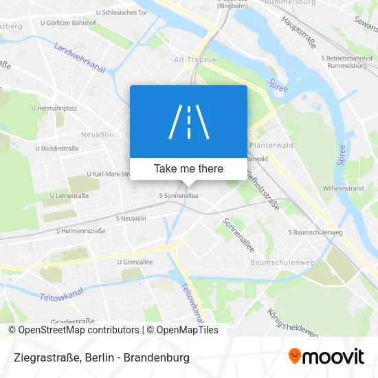 Карта Ziegrastraße