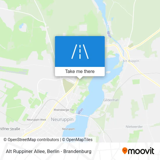 Карта Alt Ruppiner Allee