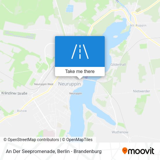 An Der Seepromenade map
