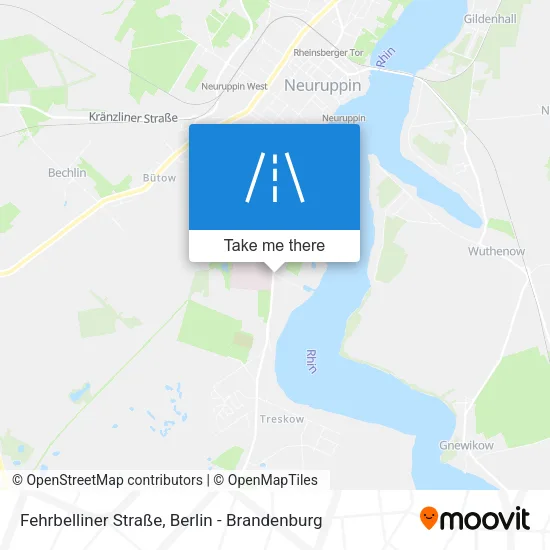 Карта Fehrbelliner Straße