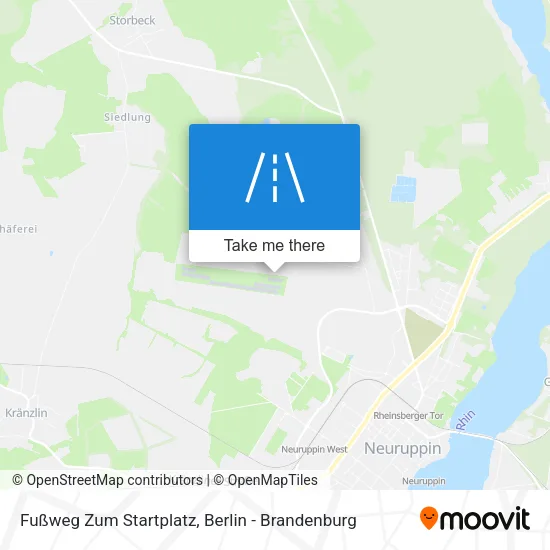 Карта Fußweg Zum Startplatz