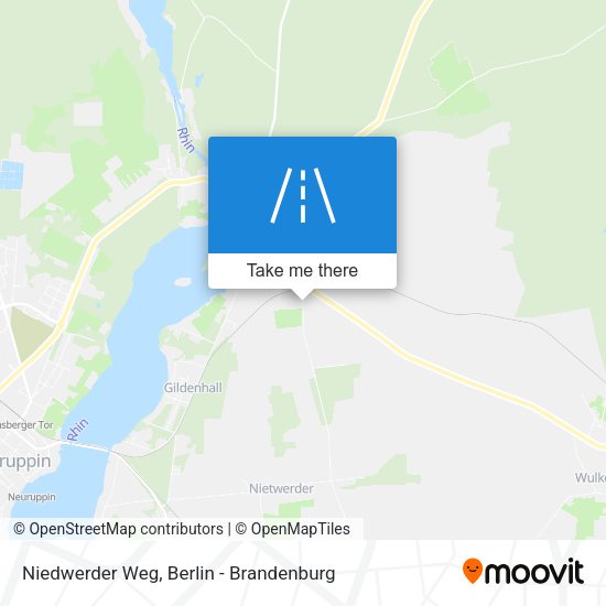 Niedwerder Weg map