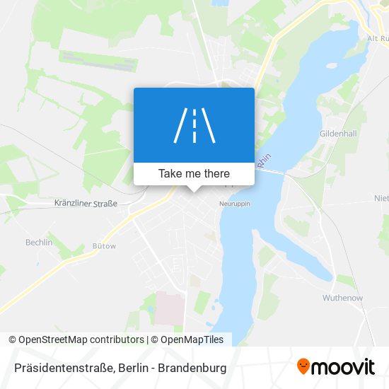 Карта Präsidentenstraße