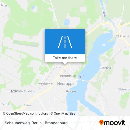 Scheunenweg map