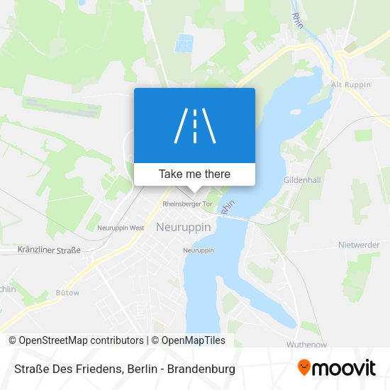 Straße Des Friedens map