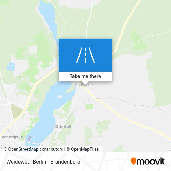 Карта Weideweg