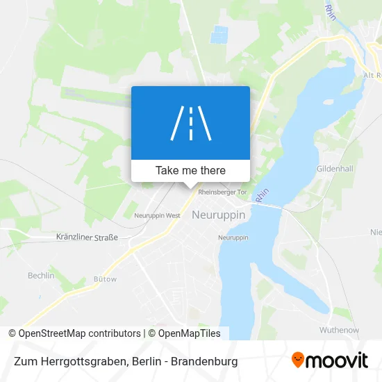 Zum Herrgottsgraben map