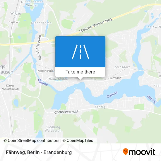 Карта Fährweg