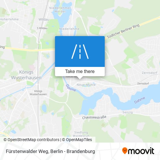 Fürstenwalder Weg map
