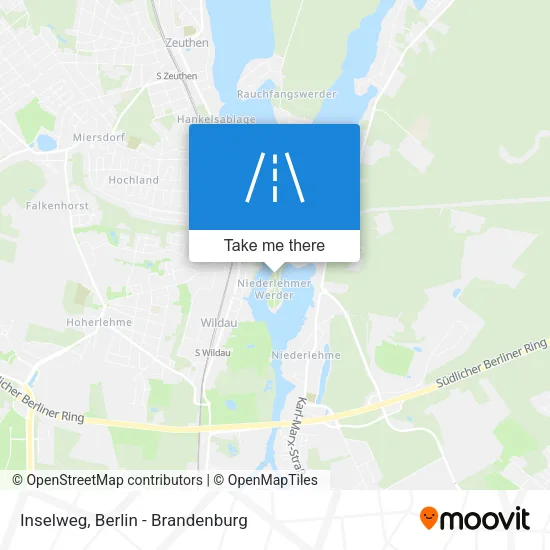 Карта Inselweg