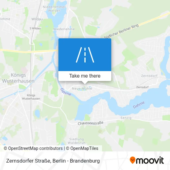 Карта Zernsdorfer Straße